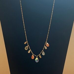 A.V. Max Dainty Semi Drops Necklace